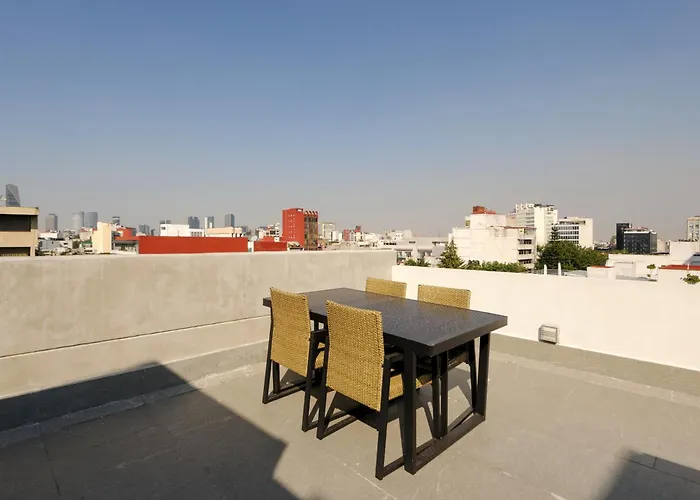 Charming 2br Penthouse With Terrace In Cuauhtemoc Apartment *