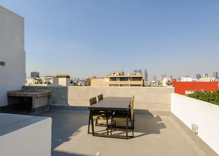 Apartment Charming 2br Penthouse With Terrace In Cuauhtemoc