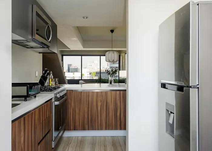Charming 2br Penthouse With Terrace In Cuauhtemoc Mexico City
