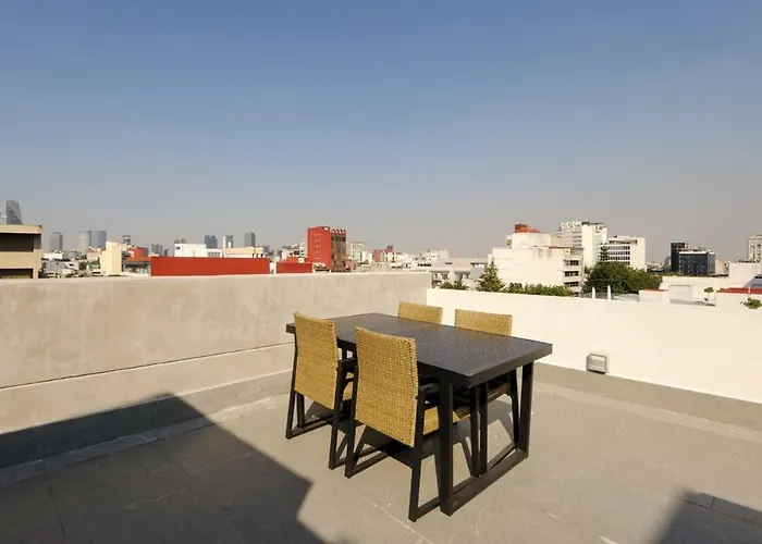 Apartment Charming 2br Penthouse With Terrace In Cuauhtemoc
